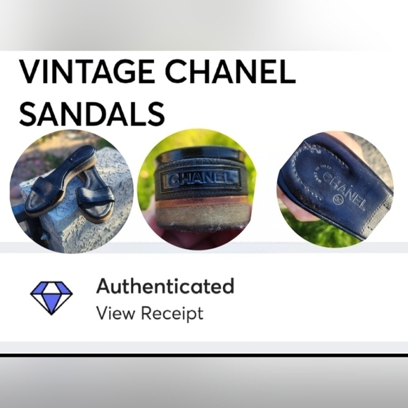 RARE VINTAGE CHANEL SANDALS - Picture 3 of 14